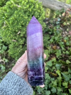 Fluorit obelisk