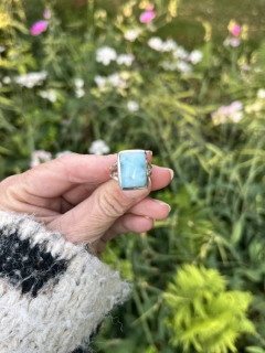 Larimar prsten Ag925